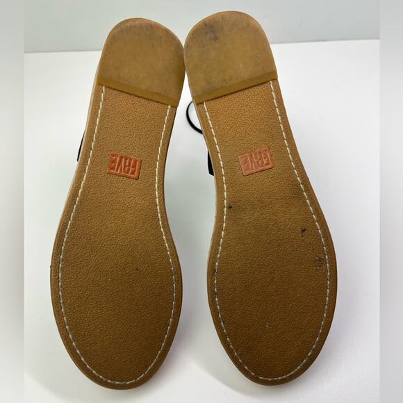 FRYE Miranda Black Suede Leather Gladiator Platform Sandals - Picture 8 of 11